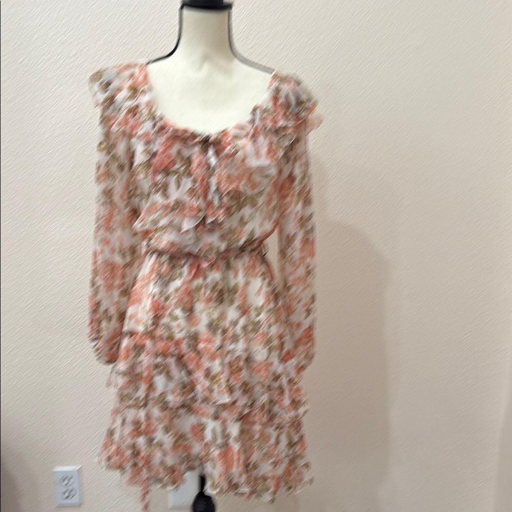 Zimmermann multi color Long Sleeve Ruffled Sundress